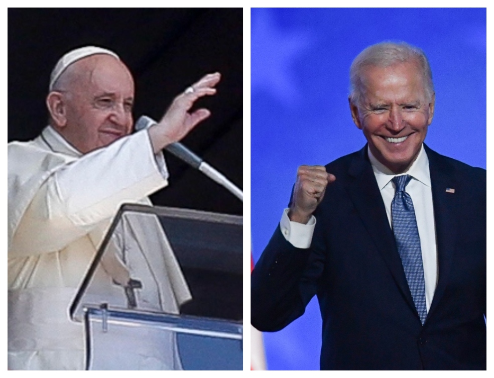 Papa Francisco felicita a Joe Biden, segundo católico en ganar la presidencia de EE. UU.