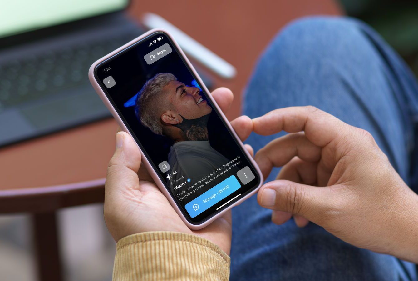 Con esta plataforma puede monetizar sus streamings a través de mensajes y llamadas