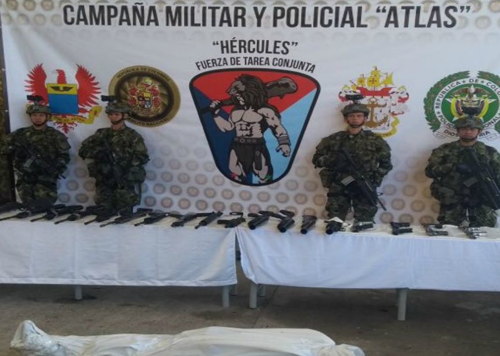 Ejército incauta armamento de disidencias de alias “Guacho”