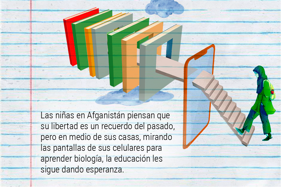 Las clases secretas que reivindican el derecho de las niñas afganas a estudiar.