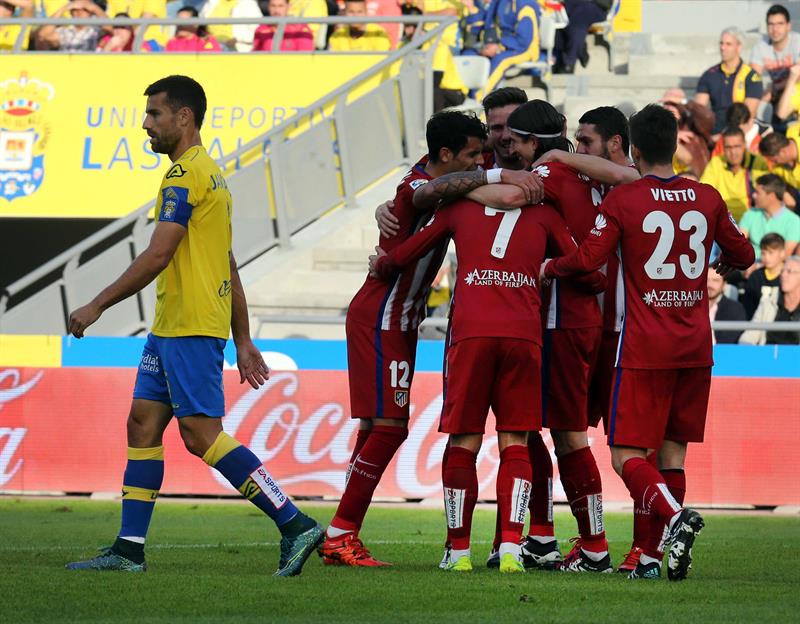 Sin Jackson Martínez, Atlético de Madrid goleó a Las Palmas