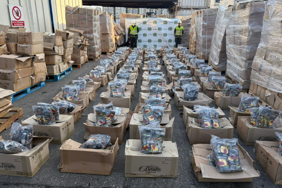 Incautan más de una tonelada de cocaína oculta en curry y cúrcuma rumbo a Polonia