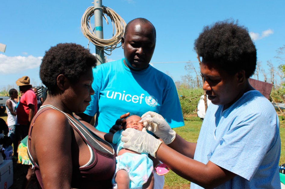 Vacunaciones masivas en Vanuatu para evitar epidemias tras el ciclón