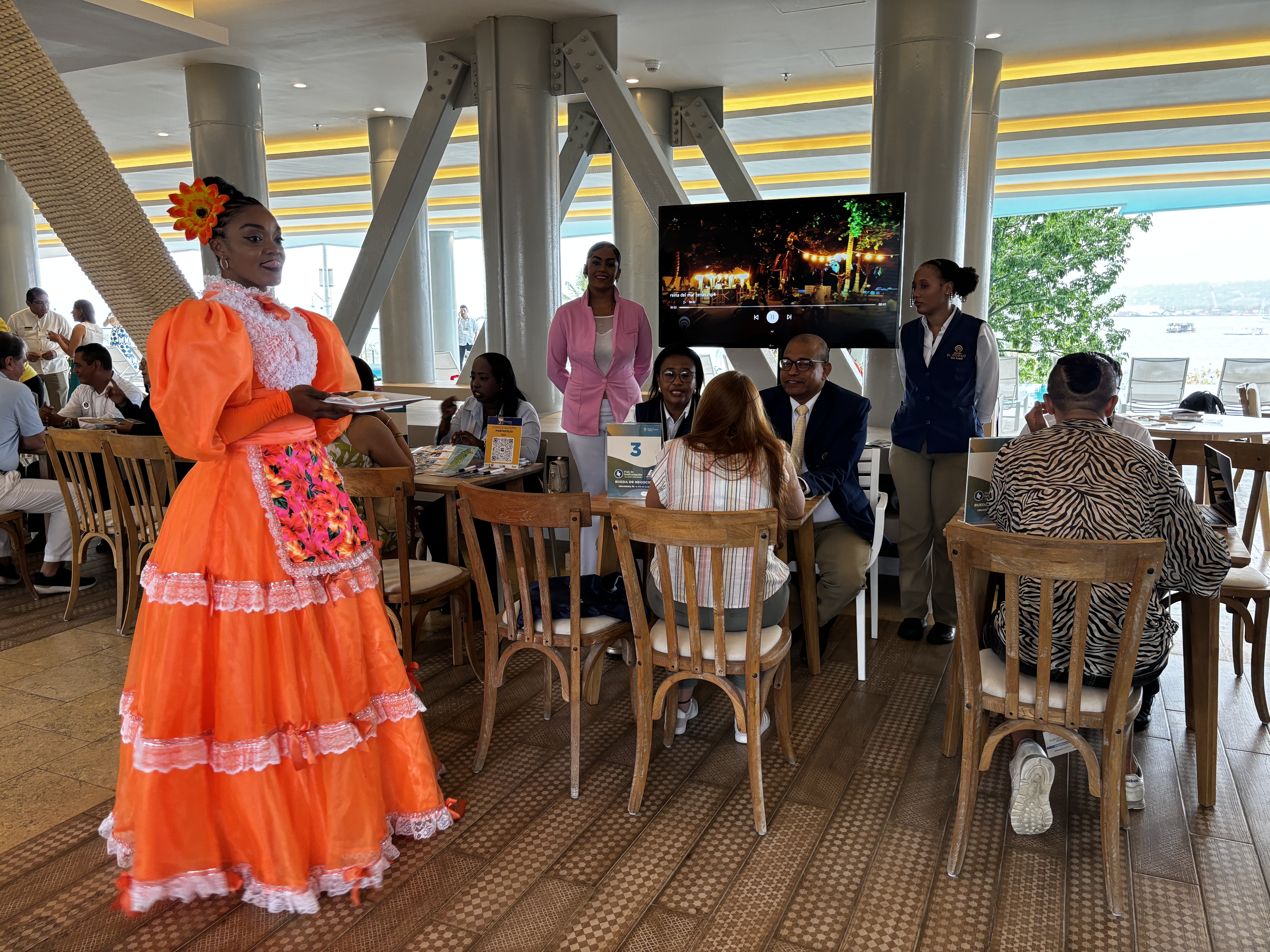 Rueda de Negocios entre agentes de viajes y operadores turísticos de San Andrés y Providencia, que se desarrolló en el hotel Grand Sirenis San Andrés.