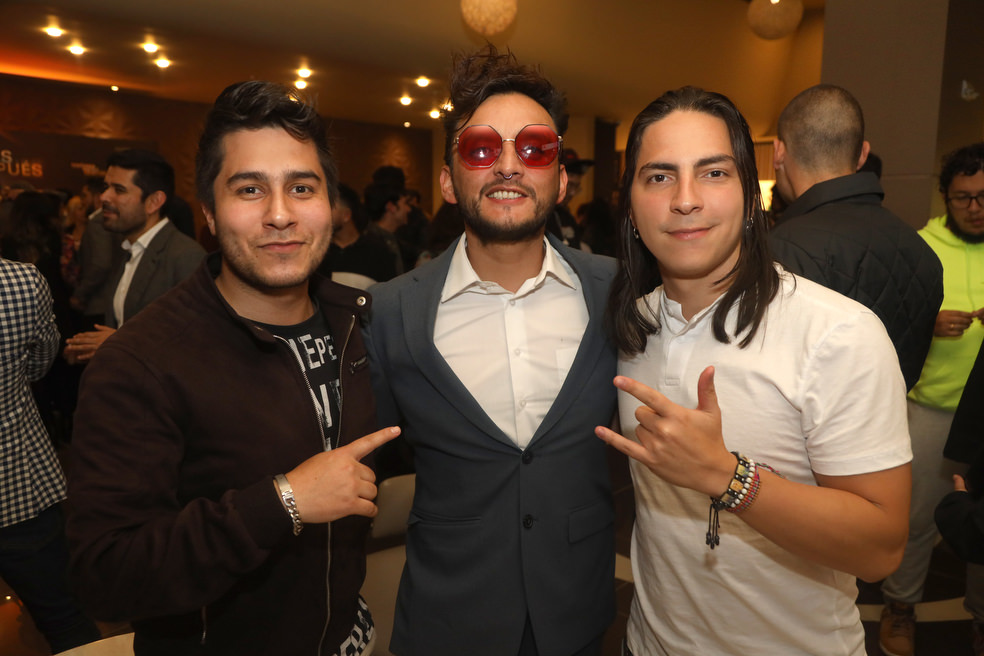 Jesús Forero, Juan Pablo Barragan y Mike Moreno