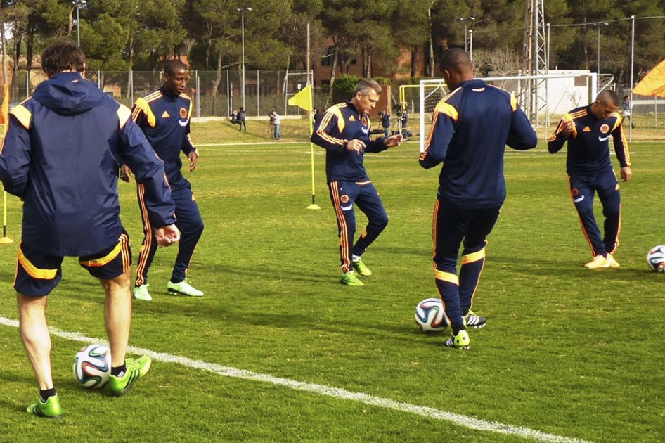 Colombia realizó su segundo entrenamiento con 11 jugadores