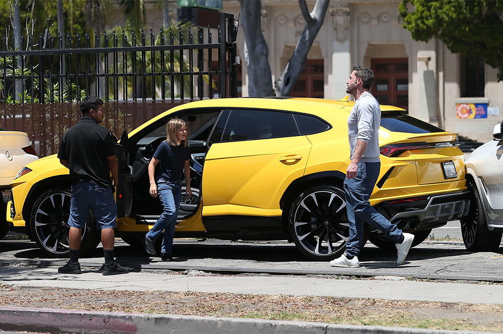 Ben Affleck y su hijo Samuel
