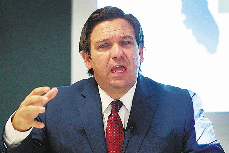 Ron DeSantis, gobernador de Florida.