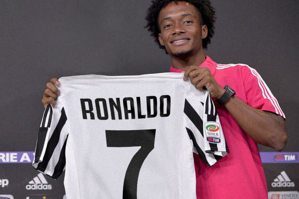 Cuadrado hizo una encuesta para escoger su próximo número en la Juventus