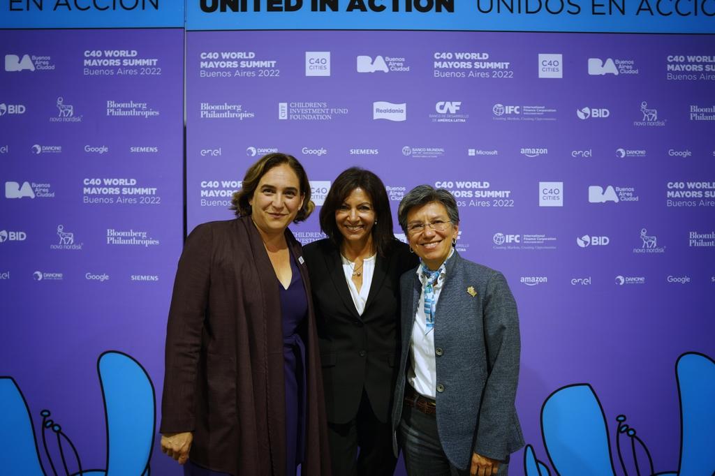 Claudia López expuso en la Cumbre Mundial de alcaldes el Sistema de Cuidado de Bogotá