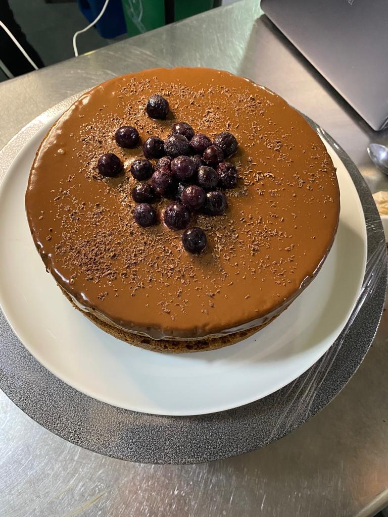 Torta vegana de chocolate