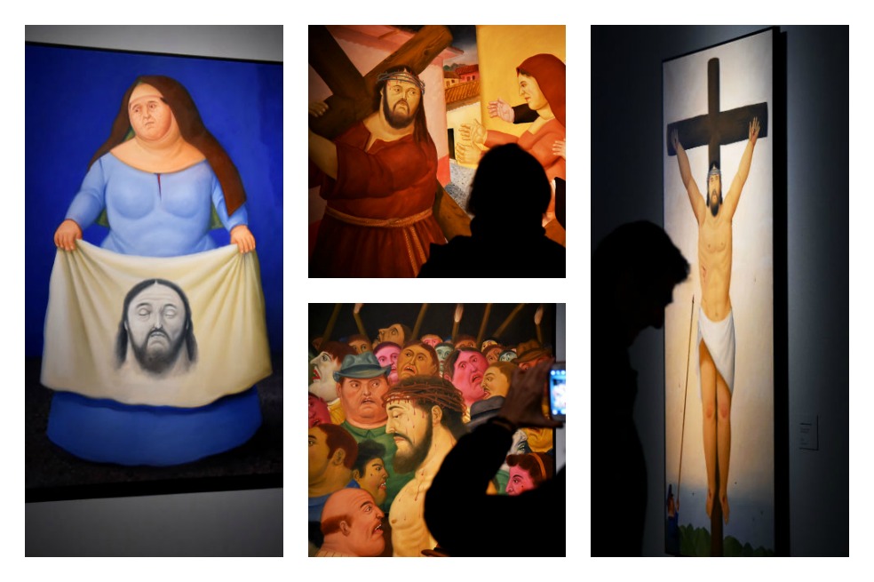 Fernando Botero presenta en Roma su Vía Crucis pagano
