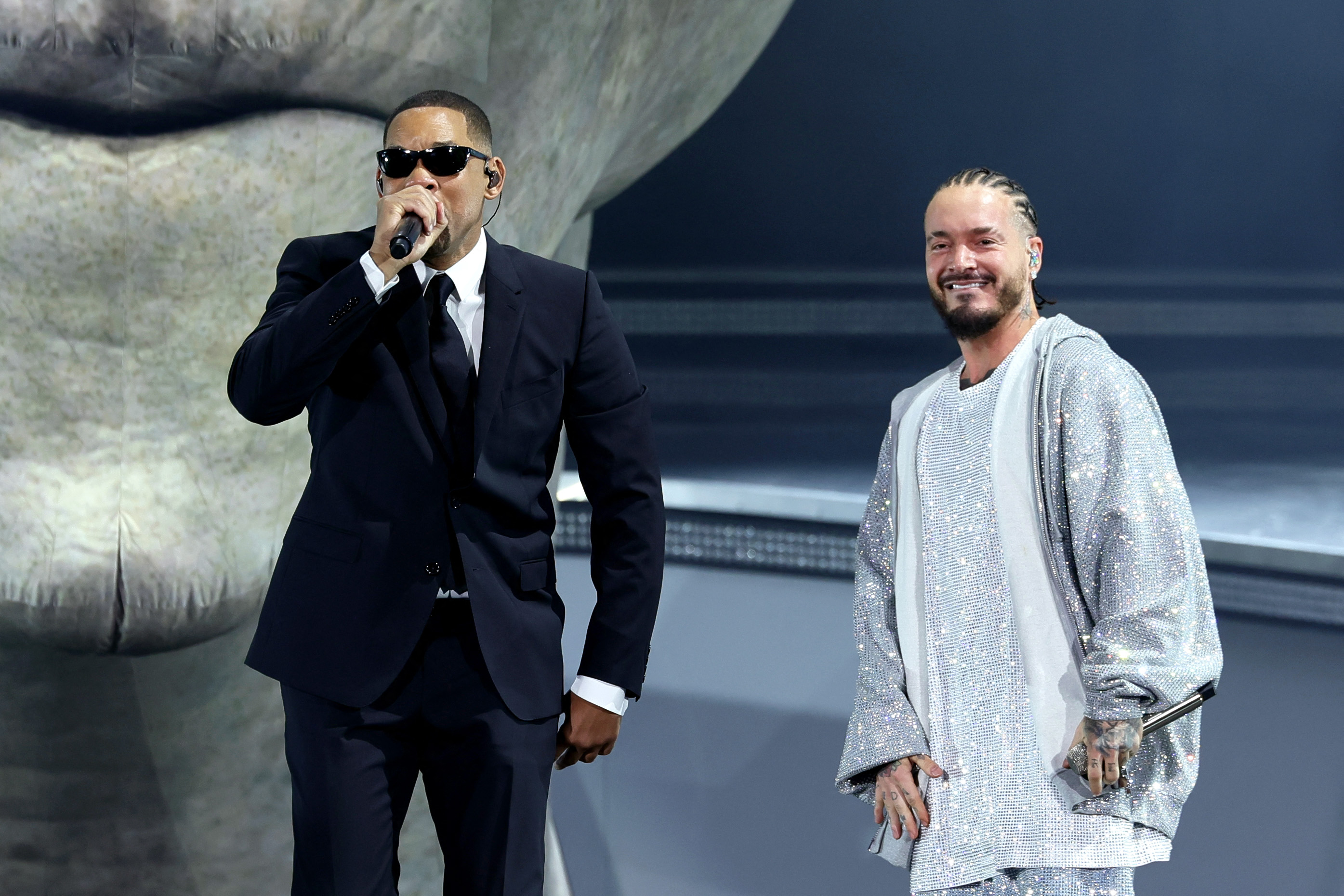J Balvin junto a Will Smith, así fue su presentación en Coachella