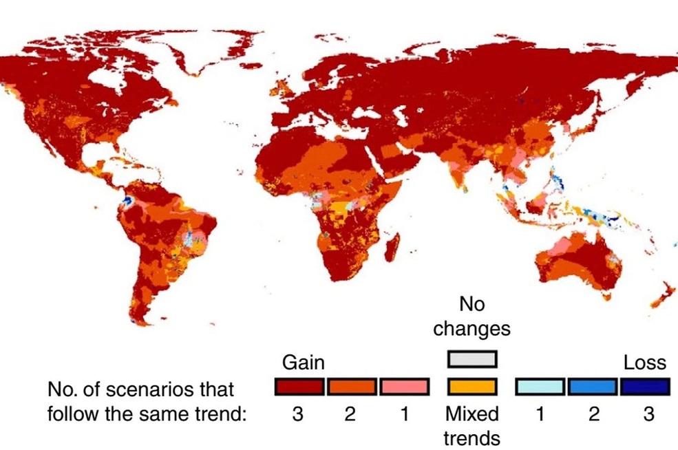 El mapa que muestra dónde están y cómo se expandirán los microbios más nocivos para las plantas