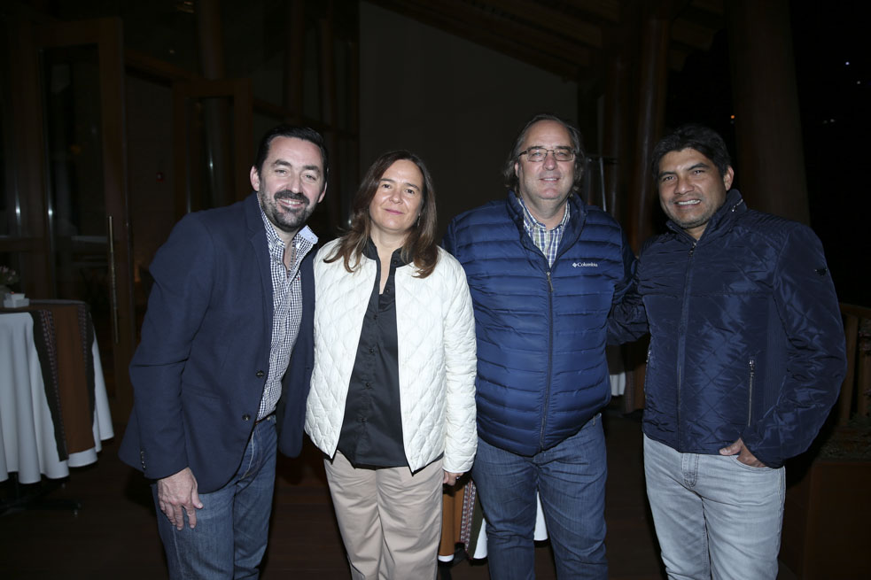 Maximiliano Pazo, Andrea Marchiori, Luis Barraud y Ricardo Flórez