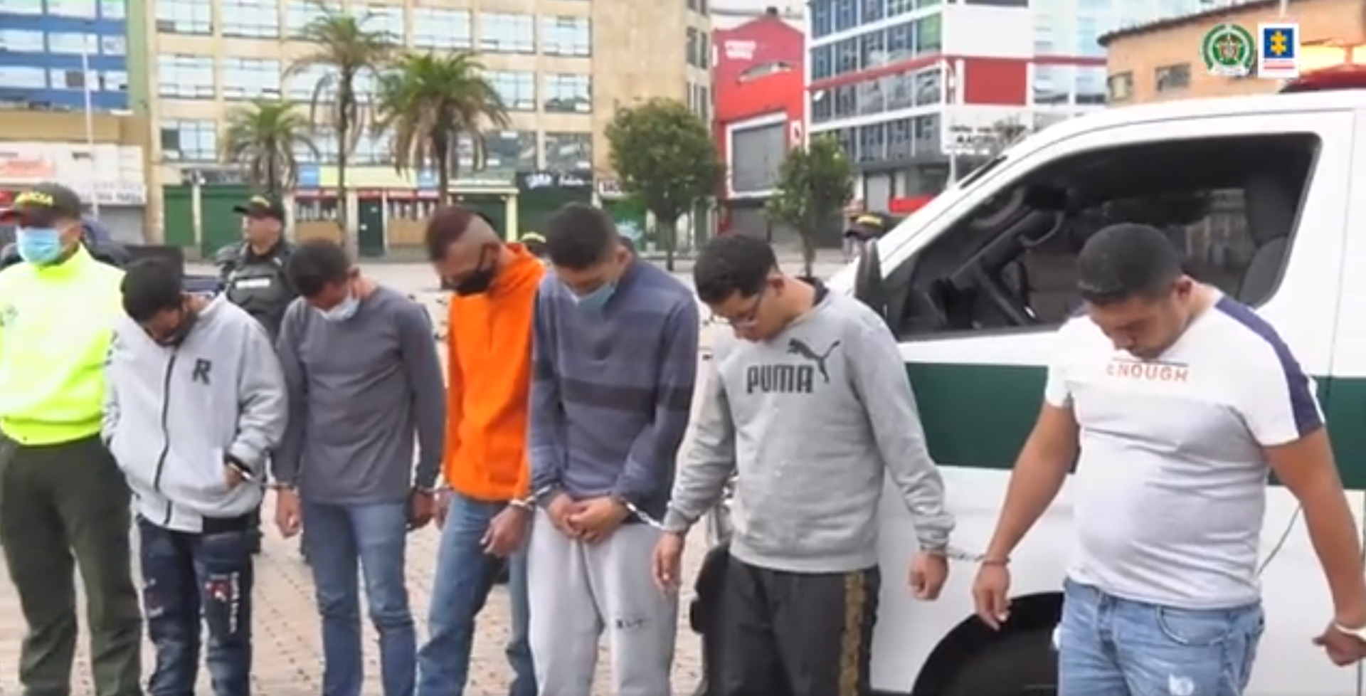 Capturan a ‘Los Chobis’ y ‘Los Ferreros’, bandas de microtráfico y hurto en Bogotá