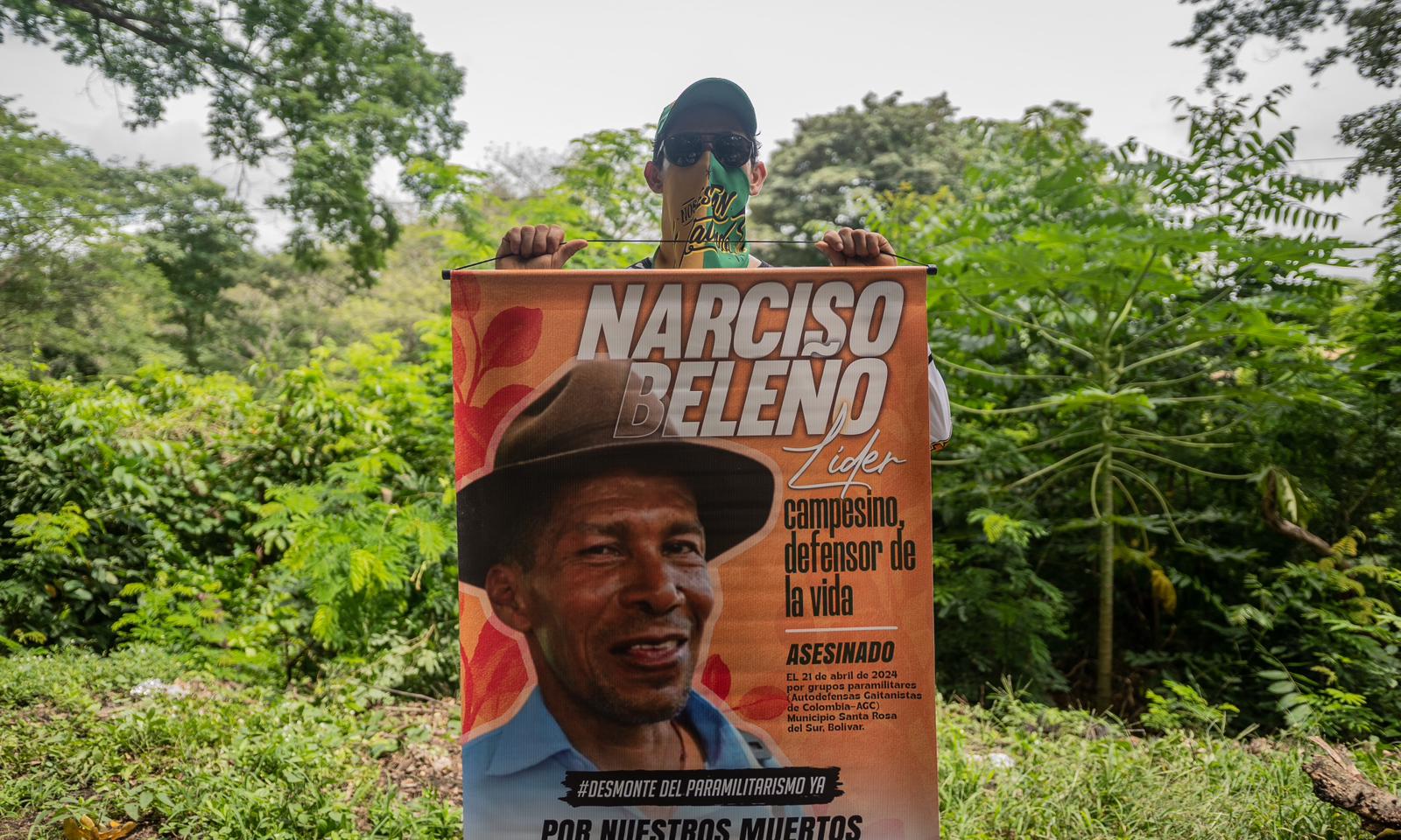 Comunidades rechazan el asesinato del líder social Narciso Beleño.