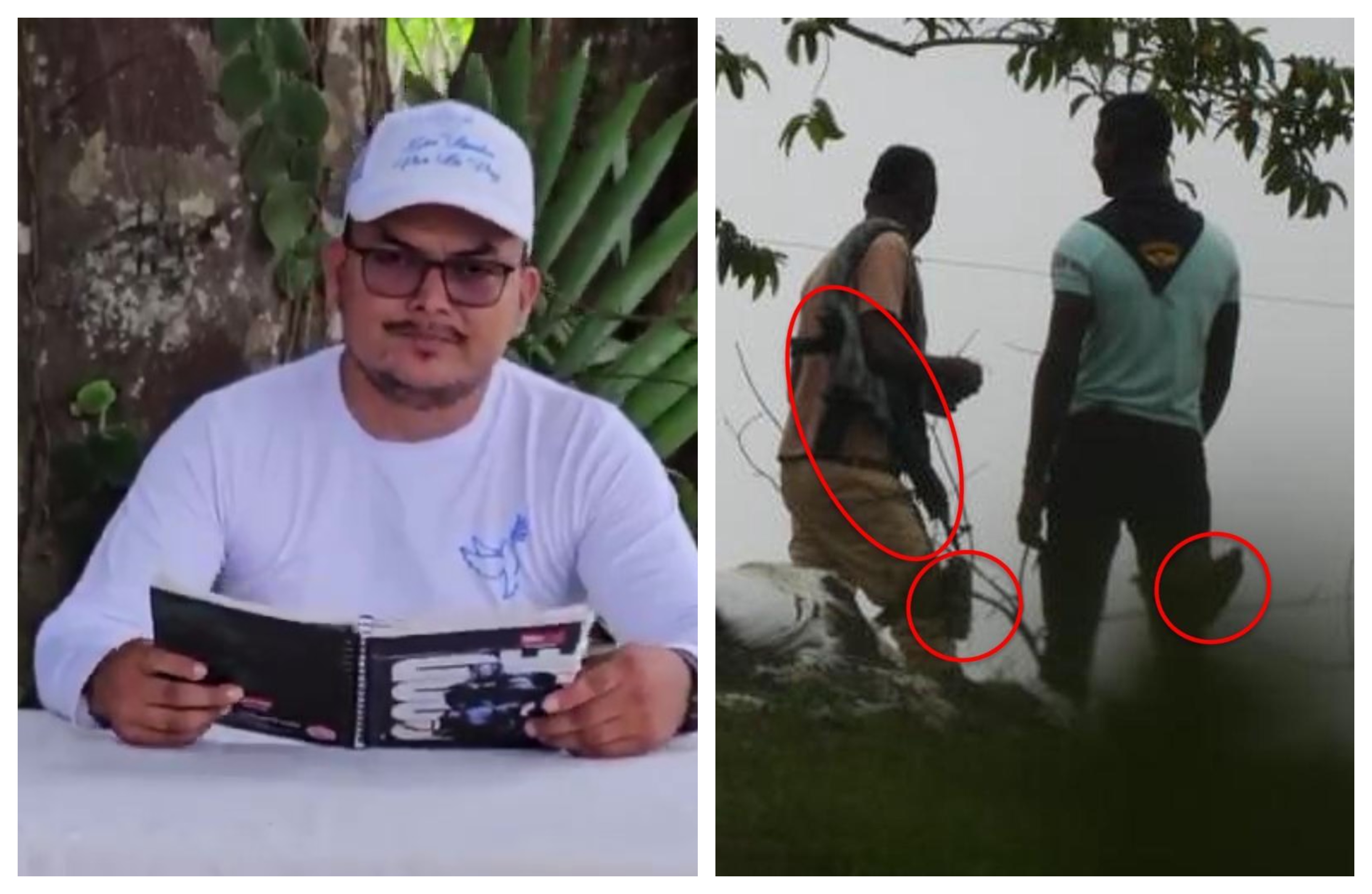 Aunque el ministro Velásquez lo dio por muerto, alias Allende apareció en video