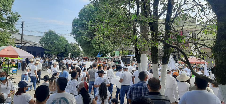 Así fue la marcha en rechazo al ataque con carrobomba y por la paz en Saravena