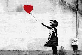 El lienzo autodestruido de Banksy se expone en Alemania