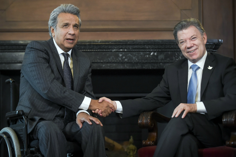 Lenín Moreno revalida apoyo de Ecuador a diálogos de paz con ELN