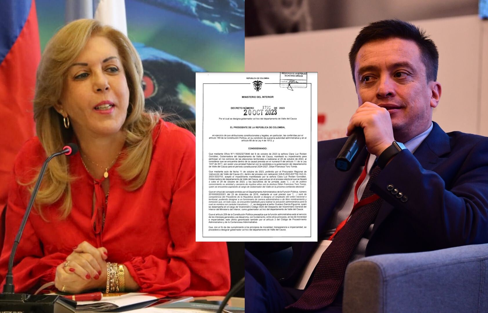 Gobierno deja en firme designación de gobernador ad hoc en el Valle para elecciones