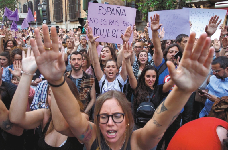 Solo sí es sí: España busca justicia para víctimas de agresión sexual
