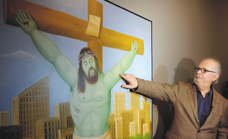 Recorriendo el “Viacrucis”, de Fernando Botero