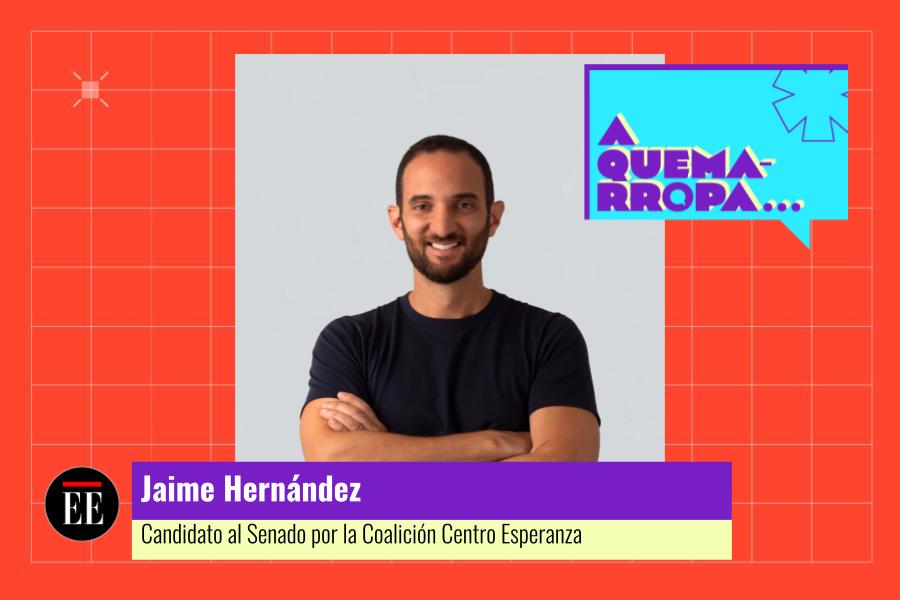 A Quemarropa con Jaime Hernández, candidato al Senado por Centro Esperanza