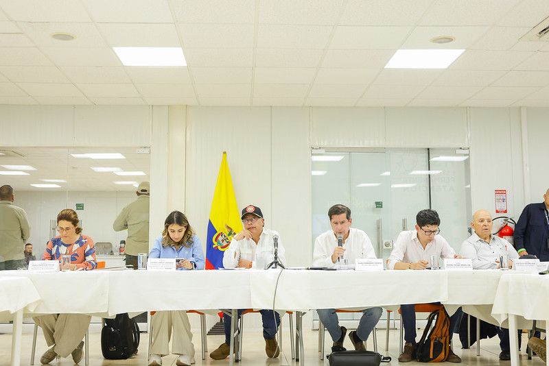 El consejo de seguridad en Tibú fue liderado por el presidente Gustavo Petro.