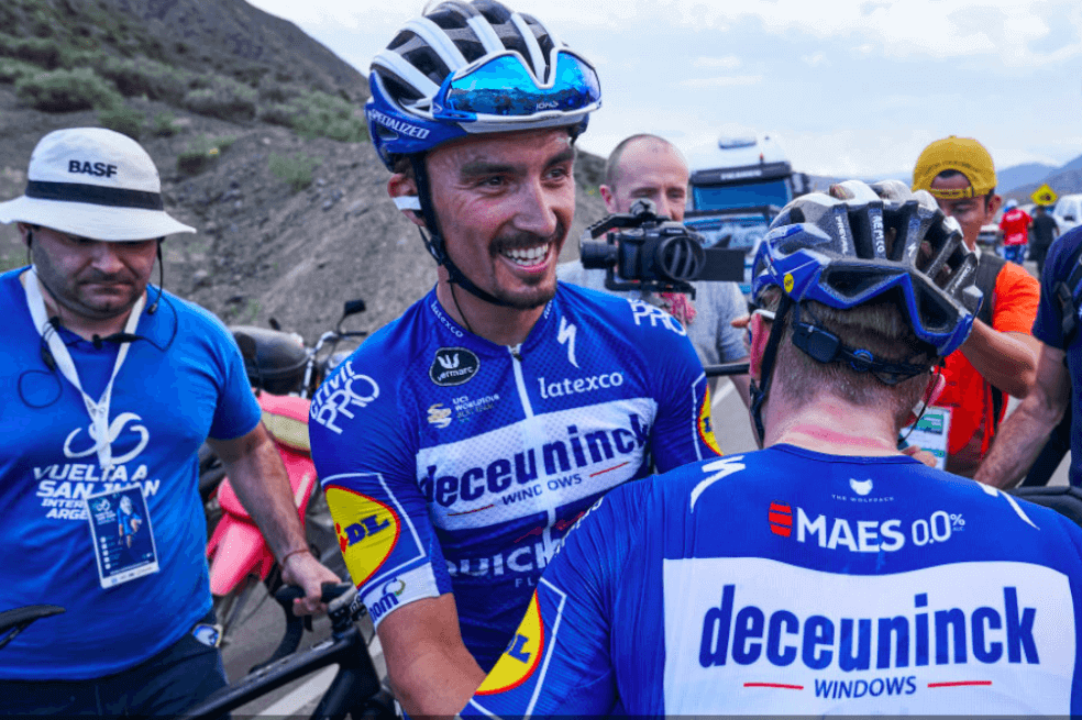Alaphilippe ganó la crono en la Vuelta a San Juan y es el nuevo líder