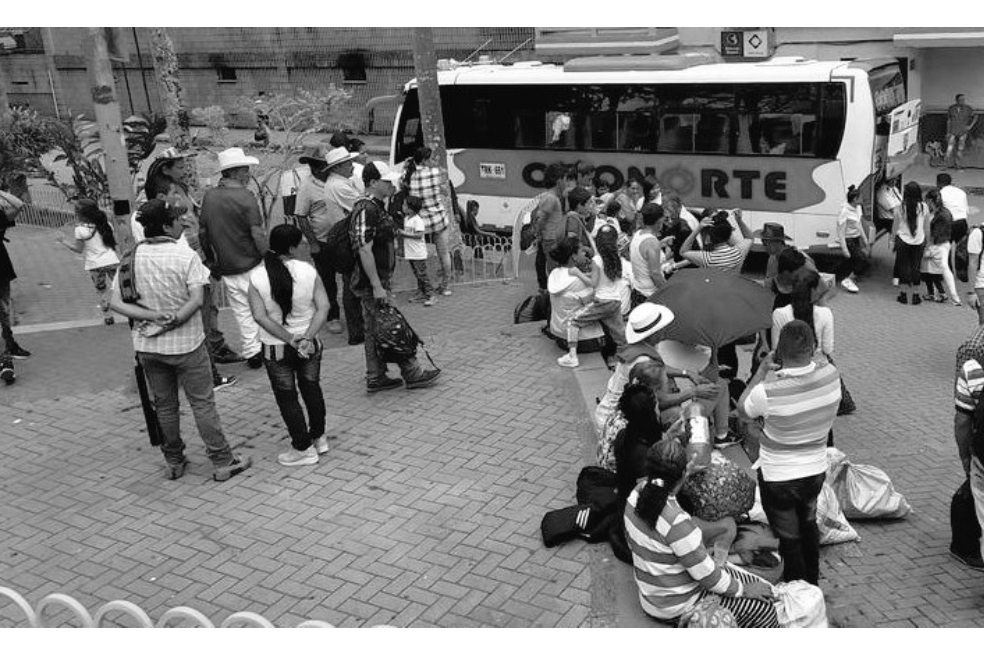Cerca de 20 familias llegaron desplazadas al casco urbano de Ituango