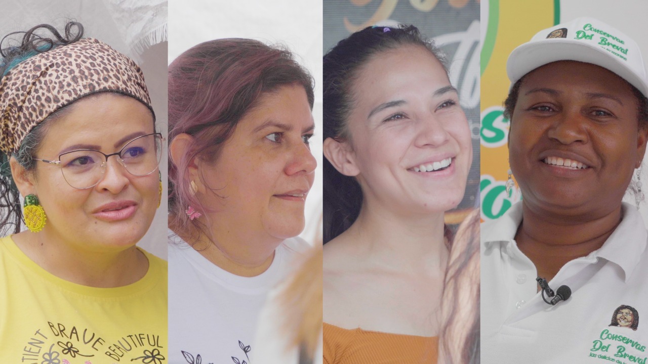 Mujeres construyen paz con sus manos en la ciudad dulce de Colombia