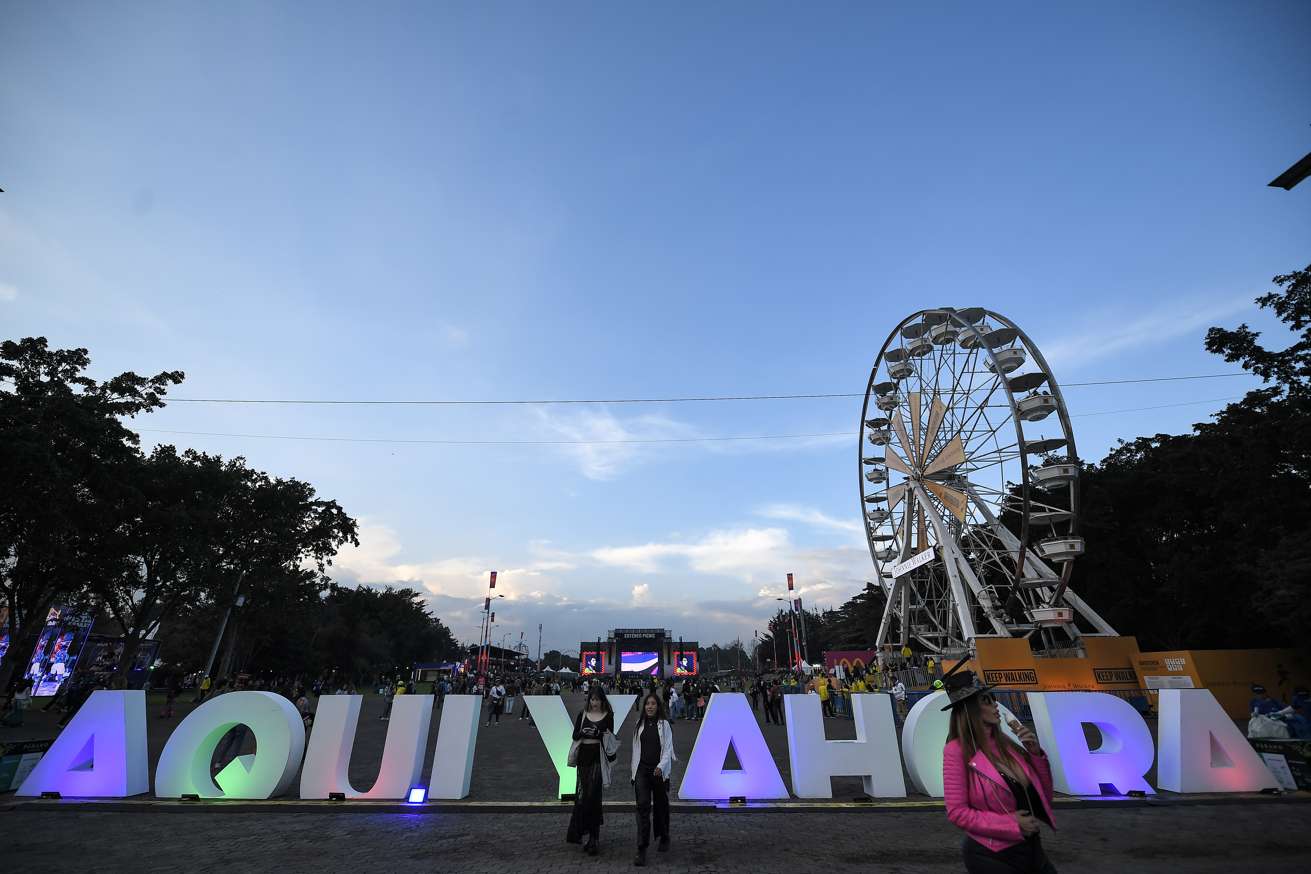 Asistentes a este festival en su Edición número 14 en el Parque Simón Bolívar que tuvo una duración de tres días