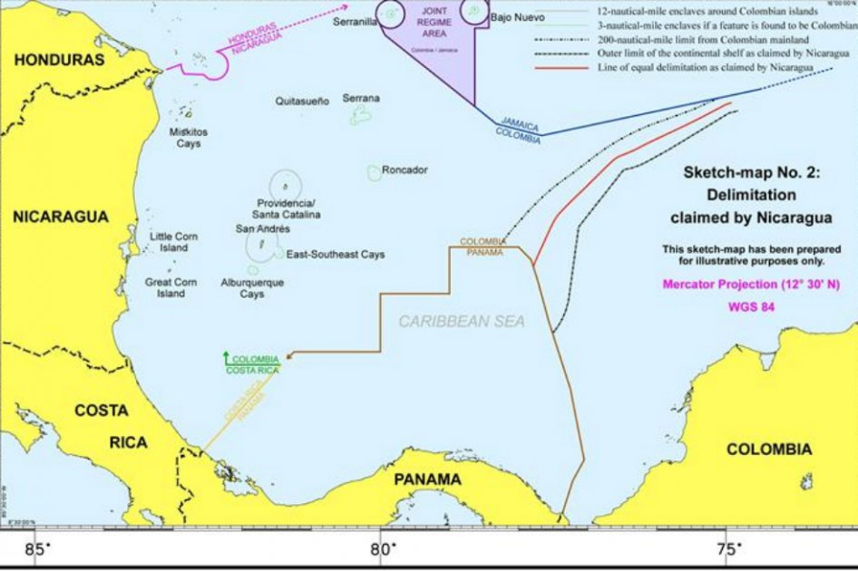 Nicaragua gana territorio marítimo, clama prensa de ese país