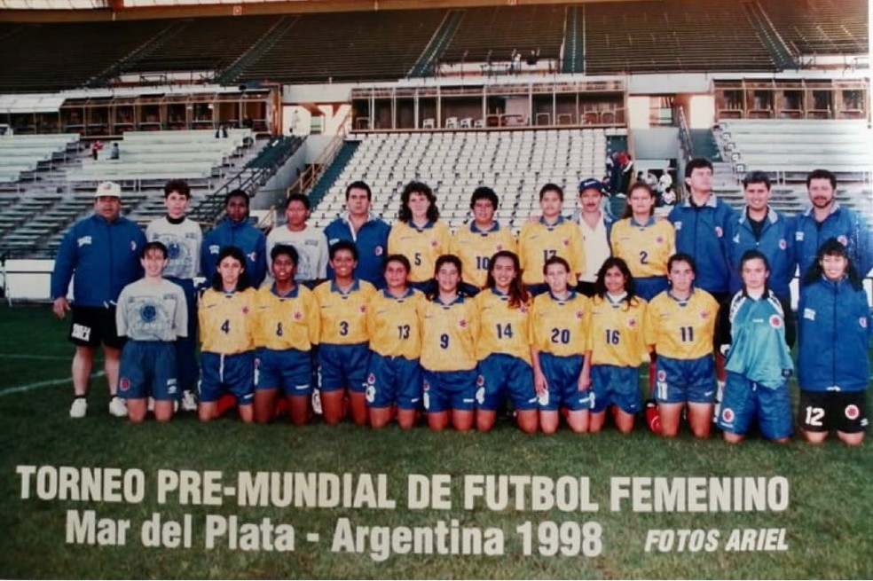 Esta es la primera selección femenina de fútbol de Colombia que participó en una Copa América.