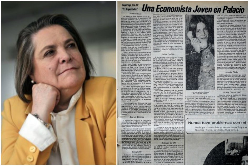 Hace 42 años Clara López ingresó a gobierno de López Michelsen, hoy asume como Ministra de Trabajo.