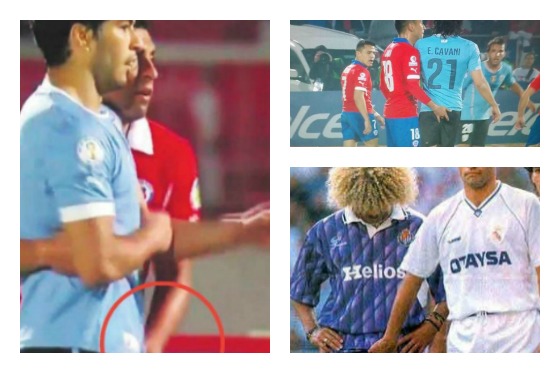 Jara y Cavani recuerdan famosos ‘toqueteos’ en el fútbol