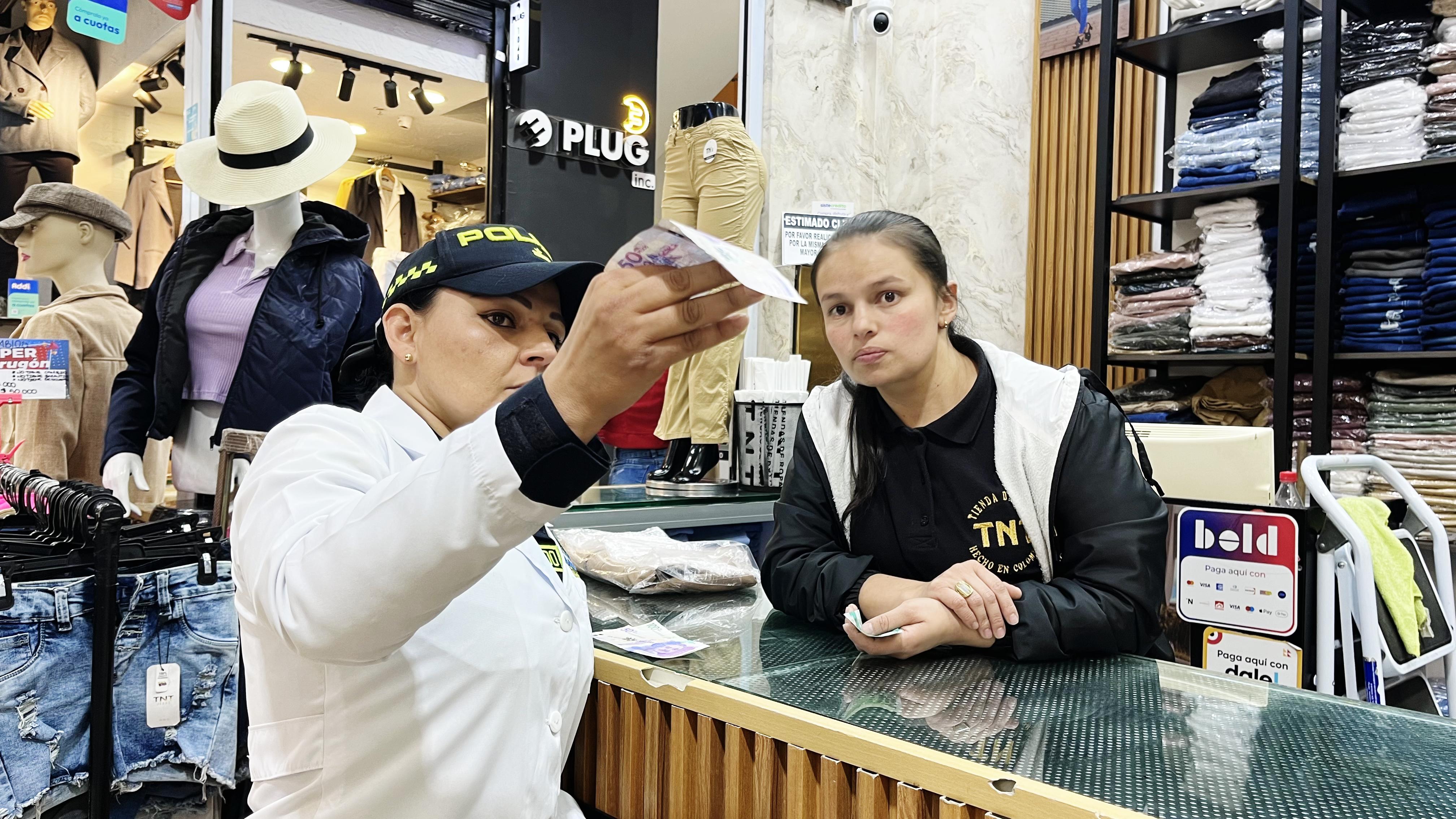 Policía lanza ofensiva para hacerle frente a billetes falsos en zonas comerciales