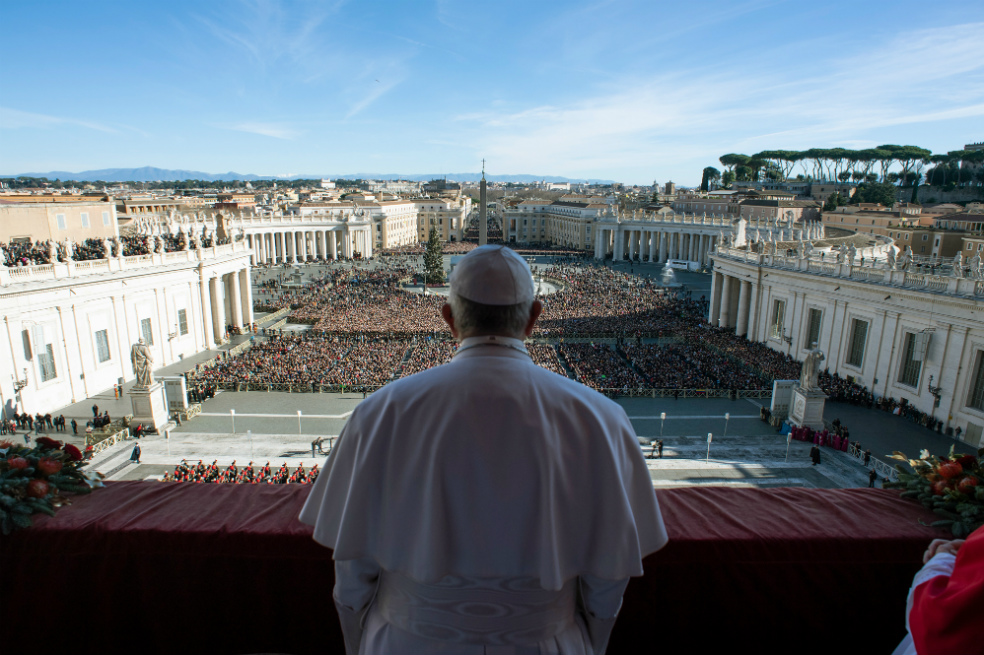 El papa llama a la concordia en Venezuela y Nicaragua en su mensaje de Navidad