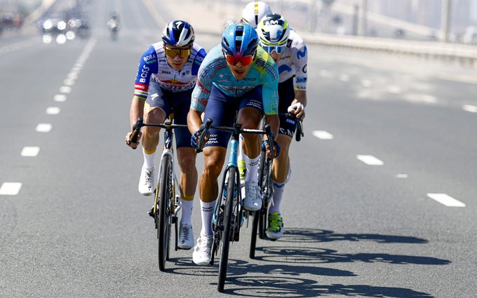 Harold Tejada es el mejor colombiano tras la segunda etapa de la París-Niza 2026