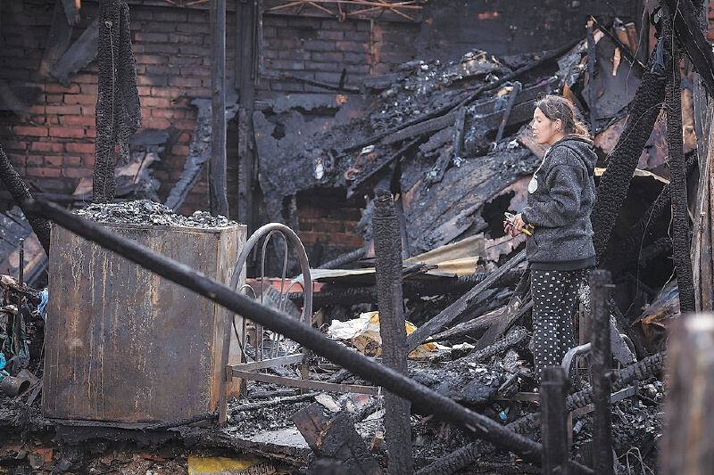El incendio ocurrió el pasado 20 de noviembre. No se sabe a ciencia cierta qué lo provocó. / Mauricio Alvarado - El Espectador