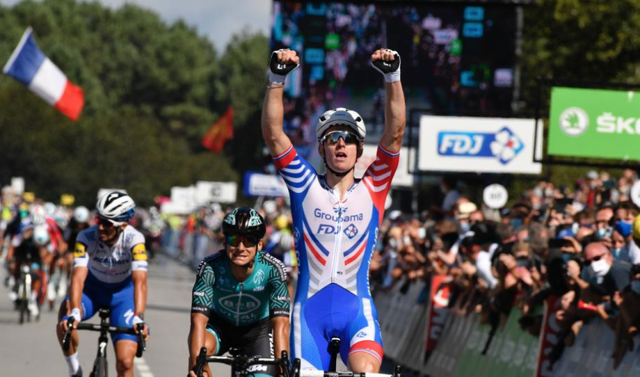Arnaud Démare se proclamó campeón de ruta de Francia por tercera vez