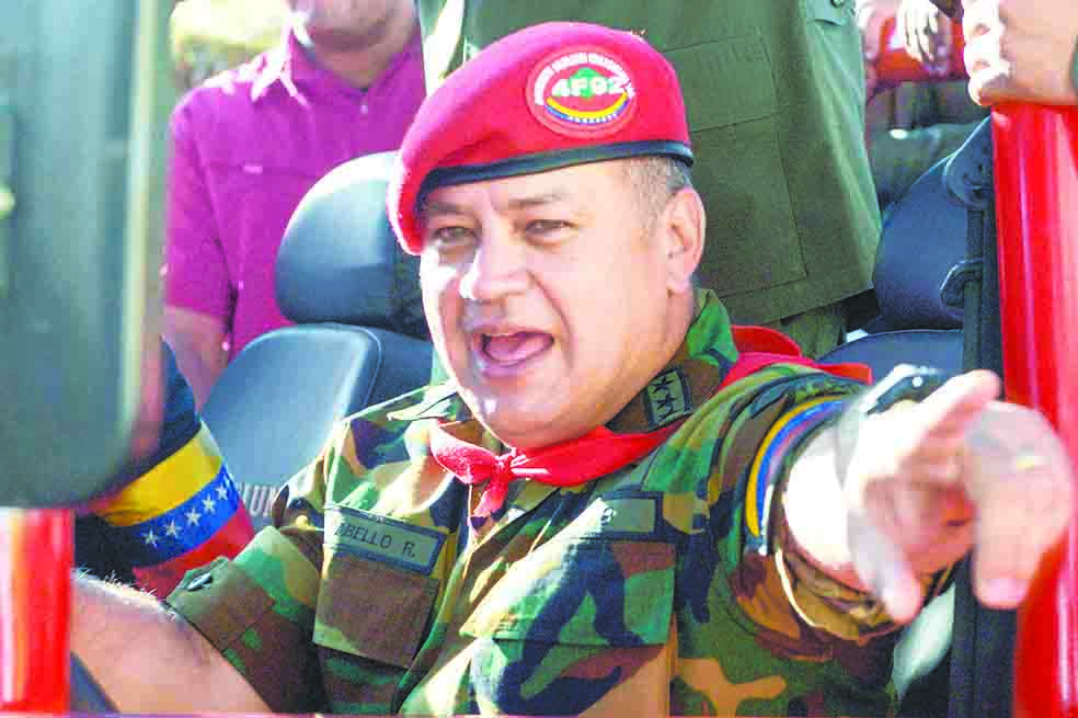 Diosdado Cabello, presidente de la Asamblea Nacional de Venezuela, se ha visto involucrado en acusaciones de narcotráfico. /AFP