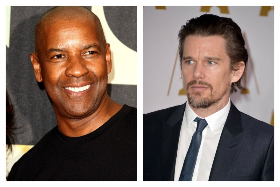 Los actores Denzel Washington y Ethan Hawke.