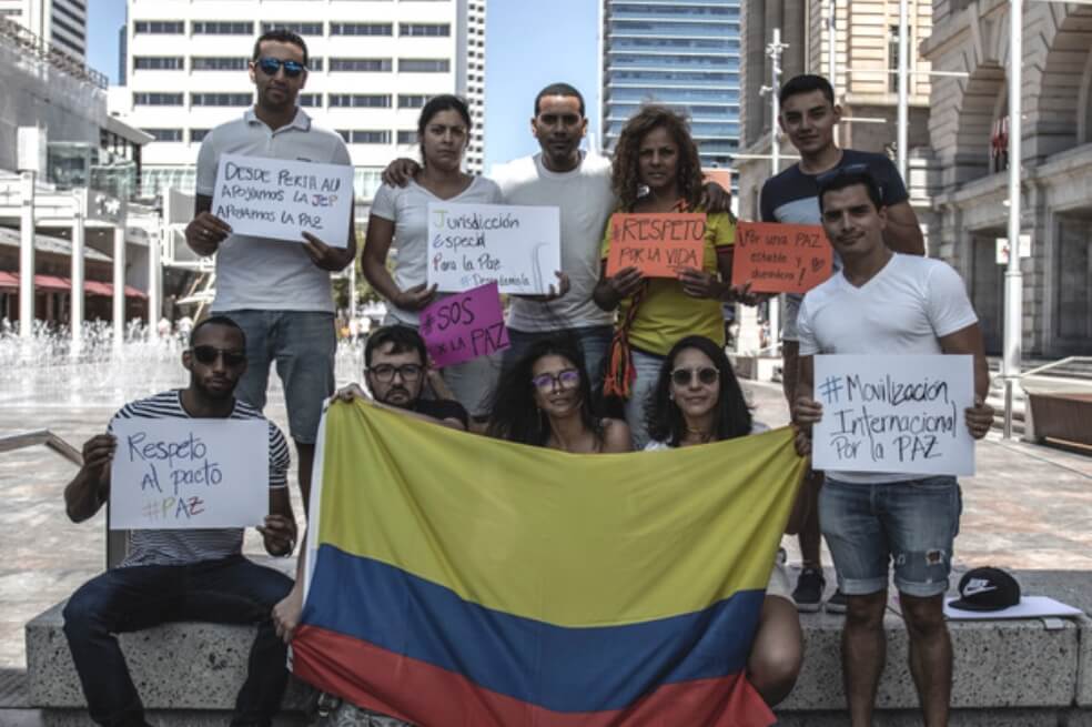 Organizaciones de colombianos en el exterior se movilizarán este lunes en apoyo a la JEP