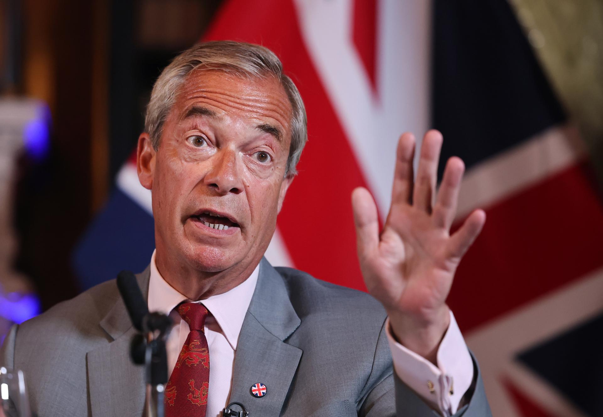 Nigel Farage fue reelegido como diputado británico pese al escándalo por sus finanzas