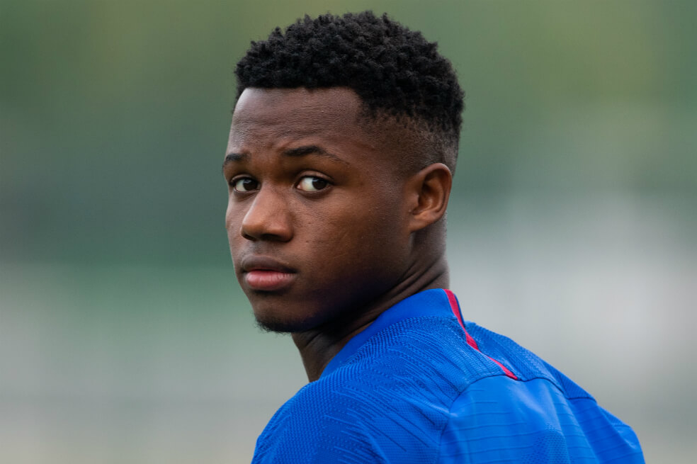 Ansu Fati, la joya del Barcelona, ya es español