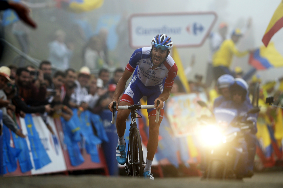 Pinot ganó en Covadonga, Miguel Ángel López terminó segundo