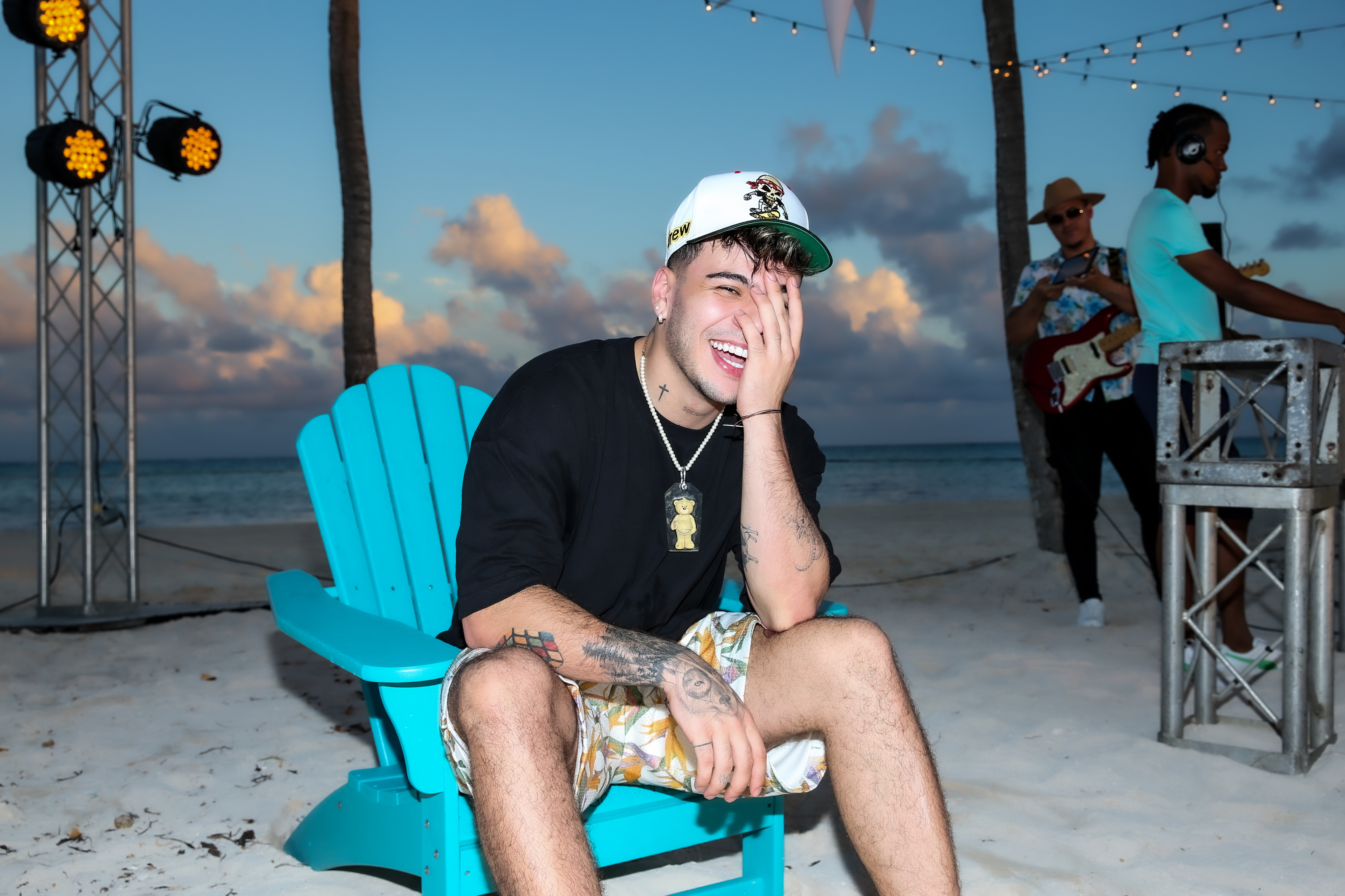 Sebastián Villalobos se divirtió de principio a fin en las instalaciones del Hotel Margaritaville Cap Cana.